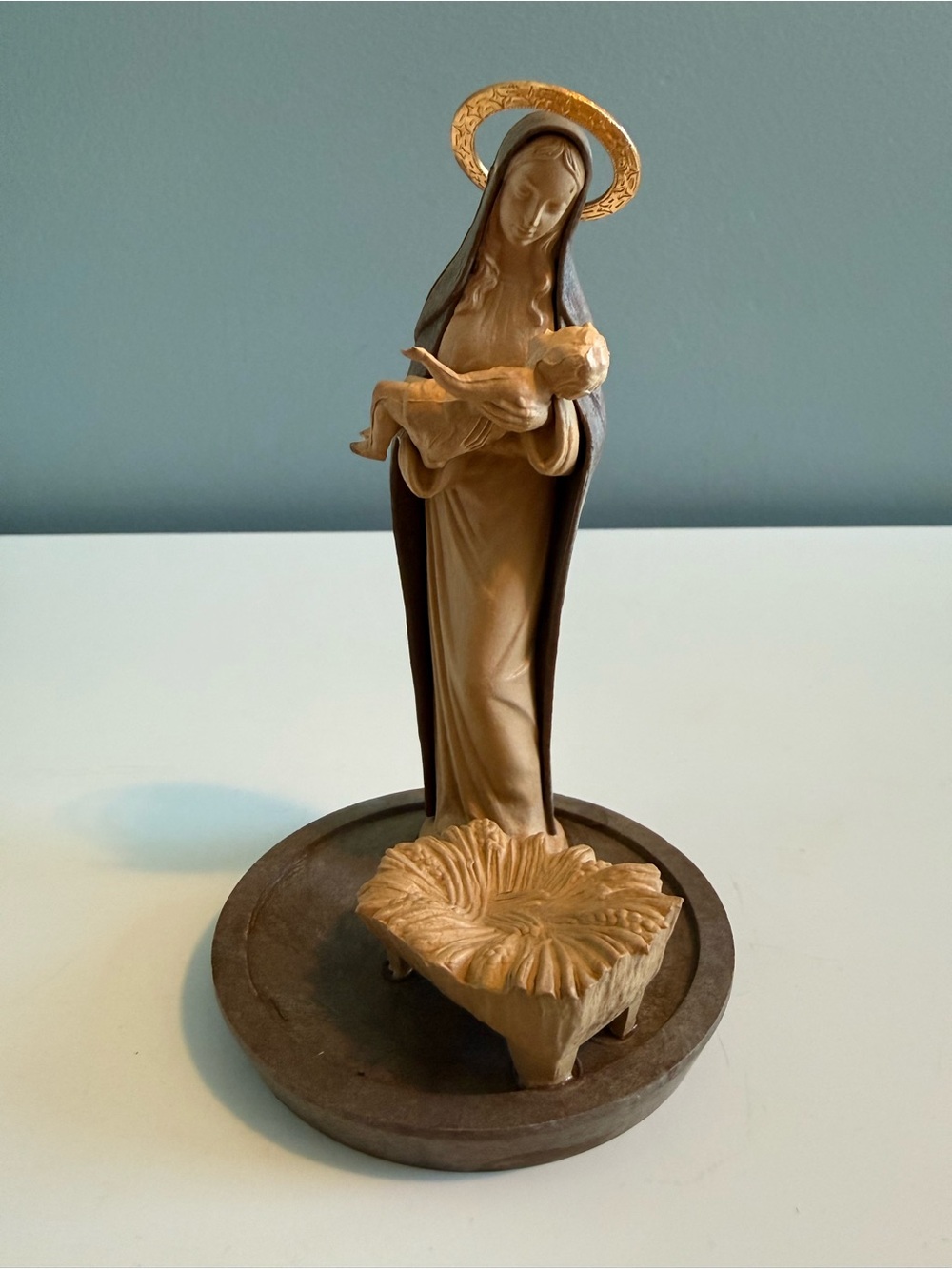 Vintage 1950-1960 Mod Depose Madonna & Child Nativity Figurine